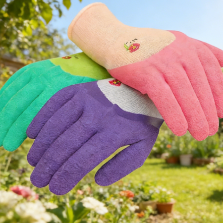 Women's Micro-Foam Coated Breathable Gardening Gloves - Nylon Shell with Textured Palm for Strong Grip